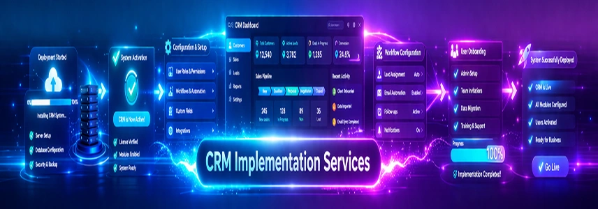 CRM implementation services for businesses